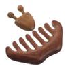 Ipetboom Wooden Scalp Wide Tooth Comb for Hair Care and Facial Relaxation Natural Wood Massage Tool for Scalp Face Neck and Back for Home and Travel view 1