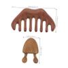 Ipetboom Wooden Scalp Wide Tooth Comb for Hair Care and Facial Relaxation Natural Wood Massage Tool for Scalp Face Neck and Back for Home and Travel view 2