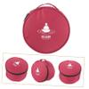 BESPORTBLE Singing Bowl Carrying Case for Crystal Sound Bowls Compact Storage Bag Zipper Design for Meditation and Mindfulness Practices Cloth Material view 3