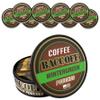 10 Cans, BaccOff Wintergreen Coffee Pouches, 50 MG of Caffeine Per Serving, Wintergreen and Robust Coffee Flavors, 16 Pouches Per Can view 1
