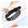 FRCOLOR Fidget Bracelet for Men Women Stainless Steel Curved Wrist Band Hand Rope Wrist Jewelry Fashion and Simple for Daily Wear view 2