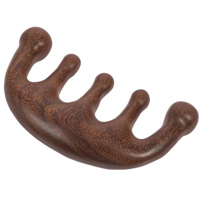 VICASKY Wooden Scalp Comb for Hair Care Natural Green Sandalwood Massage Comb for Relaxation Improves Circulation for Daily Use