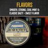 10 Cans, BaccOff Mint Pouches, Black Tea Base with Smooth, Strong Mint and Classic Flavors, 16 Pouches Per Can view 4