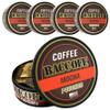 5 Cans, BaccOff Mocha Coffee Pouches, 50 MG of Caffeine Per Serving, Creamy Chocolate and Smooth Coffee Flavors, 16 Pouches Per Can view 1