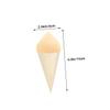 HEALSOPTHY 50pcs Ice Cream Cones Charcuterie Cups Miniature Ice Holders for Events view 2