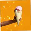 HEALSOPTHY 50pcs Ice Cream Cones Charcuterie Cups Miniature Ice Holders for Events view 4