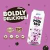 Jans Boba Milk Tea Taro Flavor, Thick Sweet and Creamy Milk tea beverages with tapioca bubble boba, milky boba taiwanese tea 16.9 fl oz per can (Pack of 12) view 3