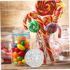 LIFKOME 100pcs Aluminum Foil Candy Wrapping Paper Chocolate Wrapping Paper for Home Parties Events view 2