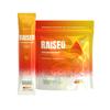 Raised Hydration+ Electrolyte Drink Mix | Zero Sugar | Magnesium Glycinate, Vitamin C & D | Daily Hydration Powder for Energy, Focus & Recovery | 15 Stick Packs | Peach Flavor view 1
