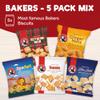 Bakers Biscuit Gift Box 5-Pack Mini Sampler with Eet-Sum-Mor, Ginger Nuts, Zoofari, Coconut & Marie Biscuits Authentic Assorted Snacks in Gift-Ready Packaging from South Africa view 4