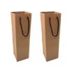 BRIGHTFUFU 12Pcs Portable Red Wine Bag Paper Carrier Tote with Sturdy Rope Handles Wine Spirits and Liquor Special Occasions view 1