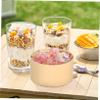 Garneck Round Paper Mache Box with Lid - Stackable Cardboard Storage Container - Ideal for Crafting Present Wrapping and Organizing for Weddings Birthdays and Special Occasions view 4