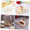 HOLIDYOYO 1set Disposable Glitter Plates and Fork Glitter Dessert Plates Matching Forks for Parties Events and Appetizers Serving Dinnerware view 2
