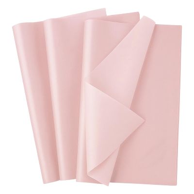 60 Sheets Gift Wrapping Tissue Paper Bulk, Pink Metallic Tissue Paper for Gift Bags, Decorative Art Papers for DIY Crafts Wedding Birthday Baby Showers Holiday Party Decor, 20x14 Inches