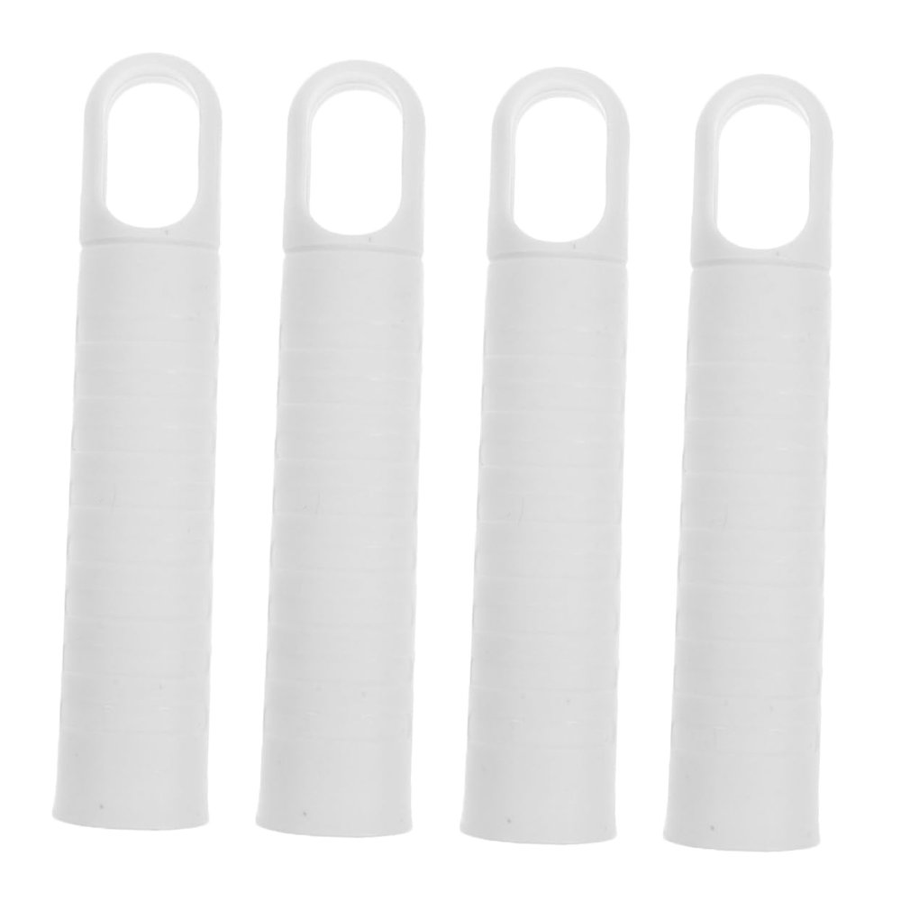 CATIEBYE 4pcs Heavy-Duty Plastic Mop Handle Replacement Grip for Commercial and Home Cleaning Dustpan Handle End Cap Lightweight Design for Effortless Use