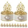 Garneck 12pcs Gold Candy Containers for Party Favors - Elegant Small Treat Boxes for Weddings - Birthdays and Anniversaries Decorative Favor Boxes for Snacks and view 1