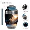 Large Sunset Dragonfly Urns for Human AshesAdult Female & Male - Cremation Urn for Human Ashes - Memorial Funeral Ashes - 10 Inch view 2