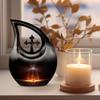JAGLASH Guitar Large Urn for Ashes Adult Male and Female 10 Inch - Cross Drop Urns for Human Ashes - Funeral Urn for Father and Mother - Large Burial Urns for Loved Ones view 3