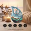 JAGLASH Custom Turtle Funeral Urn for Ashes for Women - Blue Memorial Urns for Adult Male - Large Ocean Cremation Urn for Mother & Father - Burial Human Urns for Ashes Adult Female 10 Inch view 4