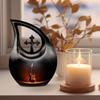 JAGLASH Personalised Electric Guitar Funeral Urns for Adult Ashes Men and Women 10 Inch - Cross Drop Urns for Human Ashes Female - Large Urn for Adult Male - Memorial Gifts for Loss of Mom view 3