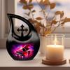 JAGLASH Piano Cremation Burial Urns for Human Ashes Adult Female & Male - Large Black Memorial Funeral Urn for Ashes Adult for Grandfather - Decoration Urn for Human 10 Inch view 3