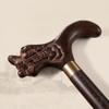 Walking Sticks with Small 4 Feet Base,Beech Wood Wooden Cane for Elderly Men and Women Handmade Solid Wood Sticks view 4