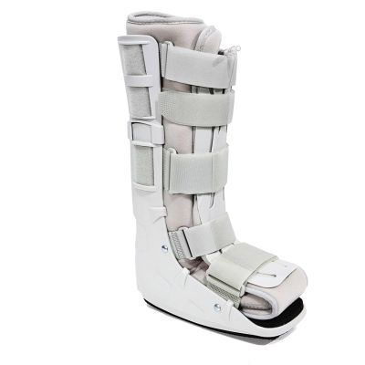 SFKLYU Inflatable Walking Boot, Lightweight Foot Support, Offloading Walking Boot, Forefoot Off Loading Healing Shoe for Metatarsalgia Pain, Post Bunion,A2 Right,S
