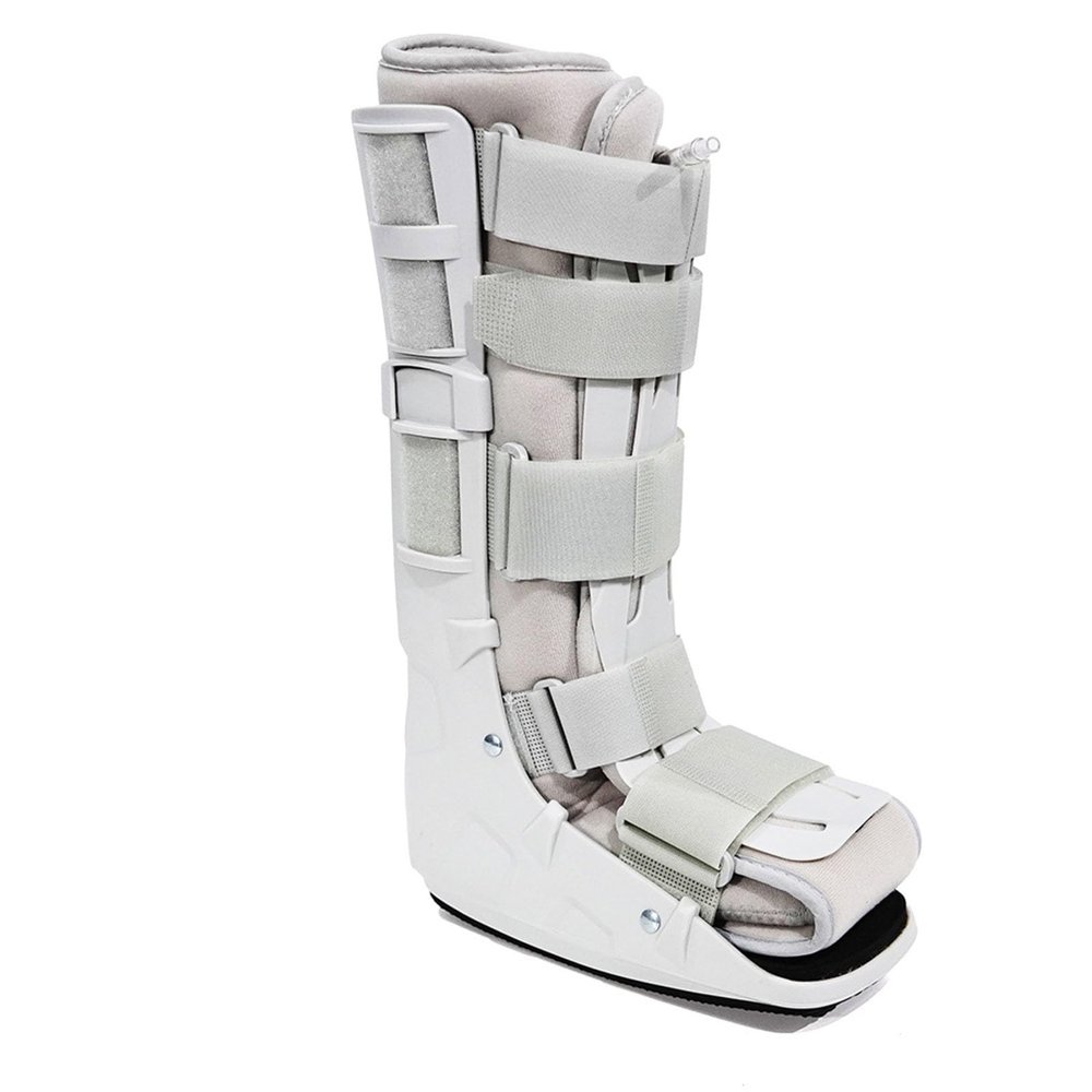 SFKLYU Inflatable Walking Boot, Lightweight Foot Support, Offloading Walking Boot, Forefoot Off Loading Healing Shoe for Metatarsalgia Pain, Post Bunion,A2 Right,S