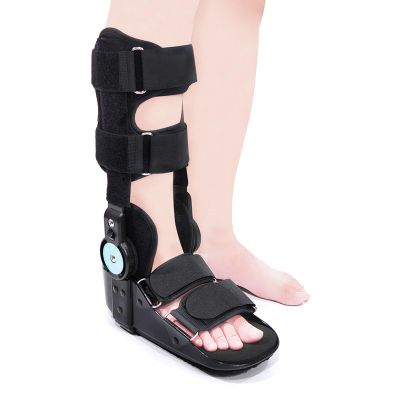 SFKLYU Inflatable Walking Boot, Offloading Walking Boot, Lightweight Foot Support with Comfortable Inflatable Airbag for Metatarsalgia Pain, Post Bunion,Right,L