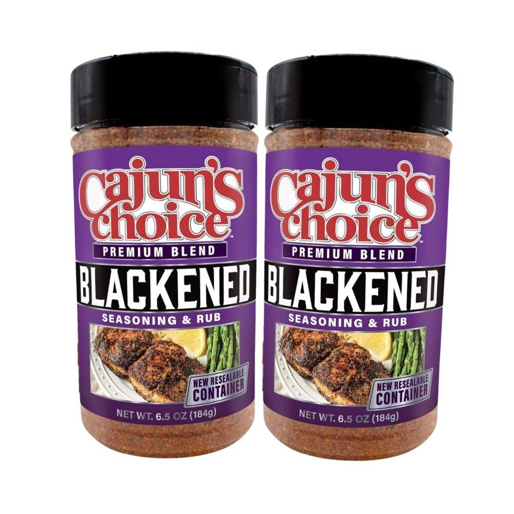 Blackened Seasoning & Rub - Cajun Choice, 6.5oz (Pack of 2)
