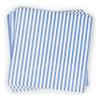 100 Pcs Blue & White Stripe Cocktail Beverage Napkins Disposable Paper Thin Striped Dessert Napkin for Birthday Baby Shower Party Supplies Decor view 3