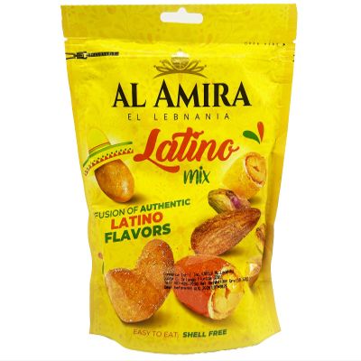 Al Amira - Latino Nut Mix, Roasted & Salted Shell free Nuts, 10.58oz (300g)