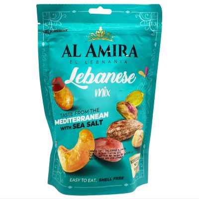 Al Amira - Lebanese Shell Free Nut Mix, Roasted with Sea Salt, 10.58 oz (300g)