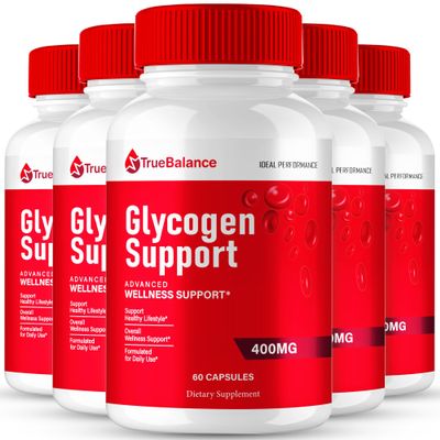 True Balance Blood Support Advanced Formula, Official True Balance Blood Support 140mg Supplement - Maximum Strength, Premium TrueBalance Reviews (5 Pack)