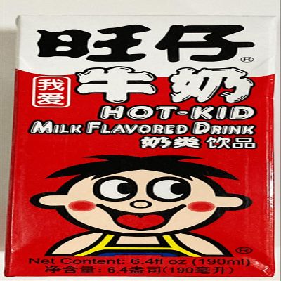 Mini Milk Flavored Drink, 6.4 fl oz (190ml), Asian Beverage,12 Packs