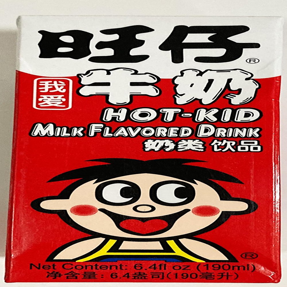 Mini Milk Flavored Drink, 6.4 fl oz (190ml), Asian Beverage,12 Packs