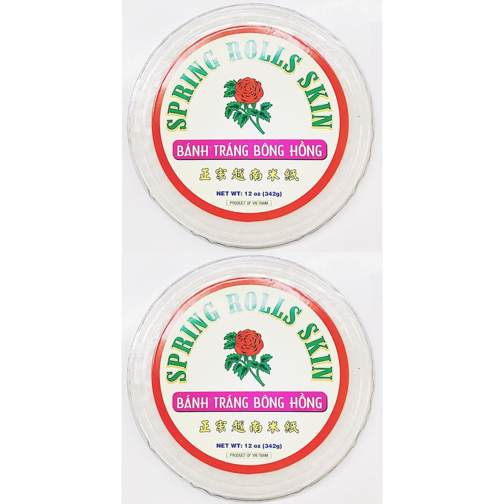 Spring Rolls Skin Rice Paper, Vietnamese Style, 12 oz, Pack of 2