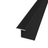 WLCGYD Black Floor Transition Strip Carpet to Tile, 92cm 99cm 102cm 104cm 115cm 120cm 127cm 140cm 145cm 150cm 170cm Edge Protector Trims for Doorways Threshold Ramp(2pack,L 155cm/61in) view 3