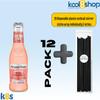Fever Tree Premium Mixer 6.8 fl oz Glass Bottles 12 Pack + 20 Plastic Stirrer Sticks by KOOL8SHOP Infinite Deals (12 Pack, Pink Grapefruit) view 3
