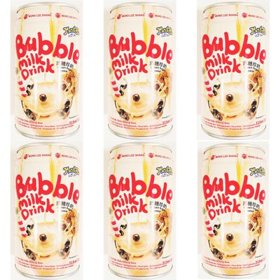 Bubble Milk Drink, Brown Sugar Flavor, 315ml, Pack of 6