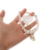 Healeved Pearl Beaded Shoelaces for High Heels Detachable Shoe Straps Adhesive Heel Cushion Shoe Lace Accessories view 3