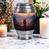 Teddy Bear Adult Cremation Funeral Urn for Human Ashes, Keepsake Memorial Gift, Mini Urns for Ash Container, Combo, Dark Blue (10 Inch & 3 Inch Mini Set of 3) view 4