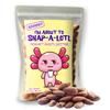 About to Snap-a-Lotl Salty Almonds for Axolotl Lovers Funny Office Gifts for Coworkers White Elephant Roasted Nuts for Womens Stockings view 1