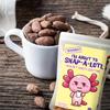 About to Snap-a-Lotl Salty Almonds for Axolotl Lovers Funny Office Gifts for Coworkers White Elephant Roasted Nuts for Womens Stockings view 4