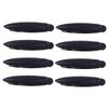 SAFIGLE 8PCS Portable Charcoal Toothbrush Set Foldable Travel Toothbrushes Soft Bristles for Camping and Travel view 1