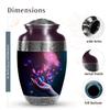 KARYLIZ Pink Urns for Men & Women - Cremation Urns for Human Ashes - Funeral Urn for Human Ashes Adult Male - Memorial Burial Urn for Female - Cremation Boxes for Women (Size - 10 Inch) view 2