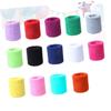 JOINPAYA 14pcs Sweat Absorbent Wrist Protector Solid Wristbands Wristband Wrist Sweatbands for Carpal Tunnel Sports Accessory view 4