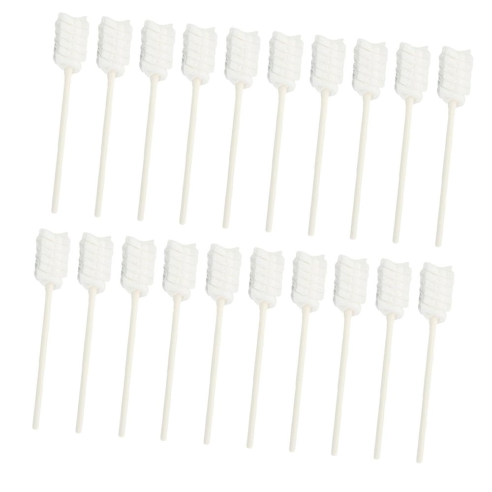 FOMIYES 30pcs Disposable Boy Girl Tongue Cleaners Gauze Toothbrush for Oral Care Safe and Hygiene Remove Milk Stains for Early Oral Health