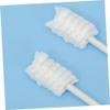 PACKOVE 30Pcs Toothbrushes Disposable Gauze Tongue Cleaners Oral Care Sticks for Boy Girl Soft Absorbent Safe Easy to Use for Teething Relief Gentle Oral view 4