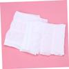 ERINGOGO 2pcs Incontinence Mesh Pants Breathable Comfortable Maternity Pads for Men Women Briefs Unisex Shorts White s view 3